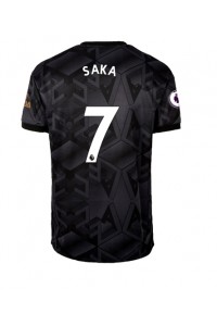 Arsenal Bukayo Saka #7 Fotballdrakt Borte Klær 2022-23 Korte ermer